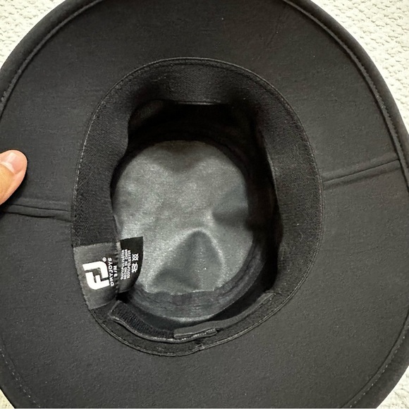 FootJoy DryJoys Tour Golf Bucket Rain Black Hat S/M - Picture 5 of 8